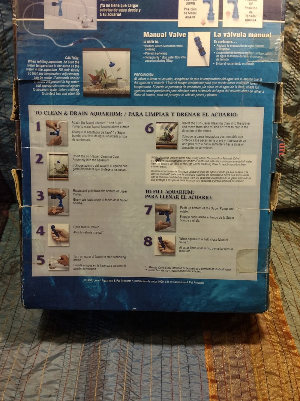 Lee's The Ultimate GravelVac 25-Ft. Aquarium Gravel Vacuum Kit - Blue/Clear